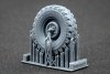 ScaleX WM 35020 L. Rover 88 6.5 small Ordinary wheel set (for AK-Interactive) 1/35